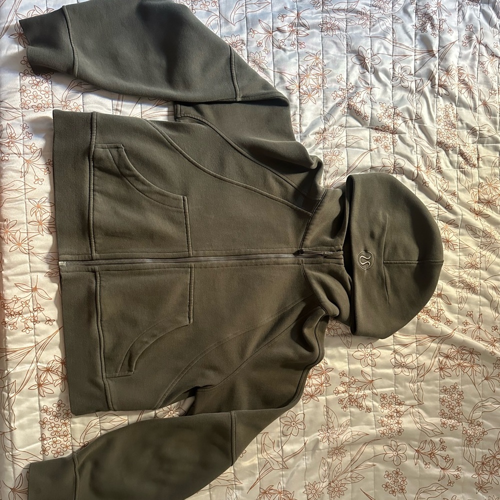 Scuba fill zip oversized jacket